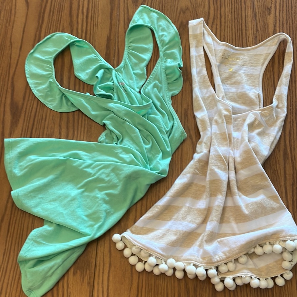 2 Small Lilly Pulitzer tank tops